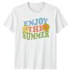 Enjoy The Summer Unisexs TShirt Retro Summer Gift For Her