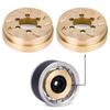 2/4Pcs Brass Internal Counterweight 62g for 1.9 2.2 Inch Wheel Rims Axial SCX10 90046 TRX4 TRX6 1/10 RC Crawler Car Parts