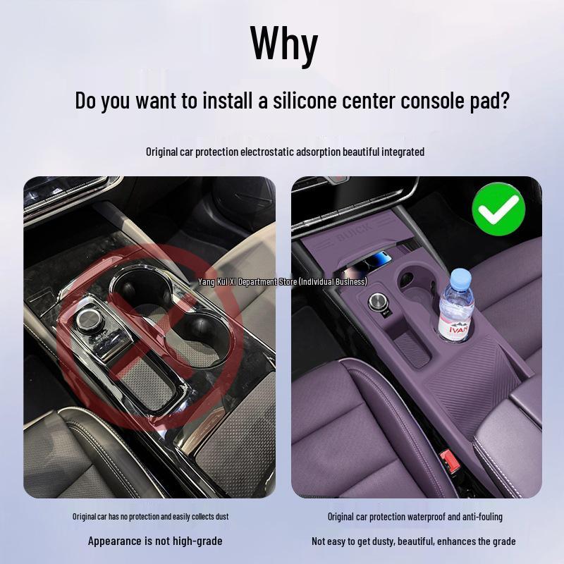 Buick Envision Plus Center Console Silicone Pad (2024-2026) - Protective Car Interior Accessory
