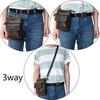 Hüftgurt Hüfte Schulter Echtes Leder Taille Handyaufbewahrung [Luufan] Tasche, Tasche, Herren Tasche, Tasche, Leder, 3-Wege, Klein, Unisex, Tasche, Tasche, Tasche,