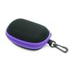 Portable Folding Glasses Case Eva Zippered Sunglasses Box Eyewear Case Crushproof Waterproof Foldable Storage Pouch With Hook