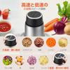 MOOKA LIFE Food Small Large Capacity 2 Types of 5 Functions in 1 500W High 2 4 Food Baby Washable Processor, [2L & Bowls] (Chopping, Mixing, Mincing,