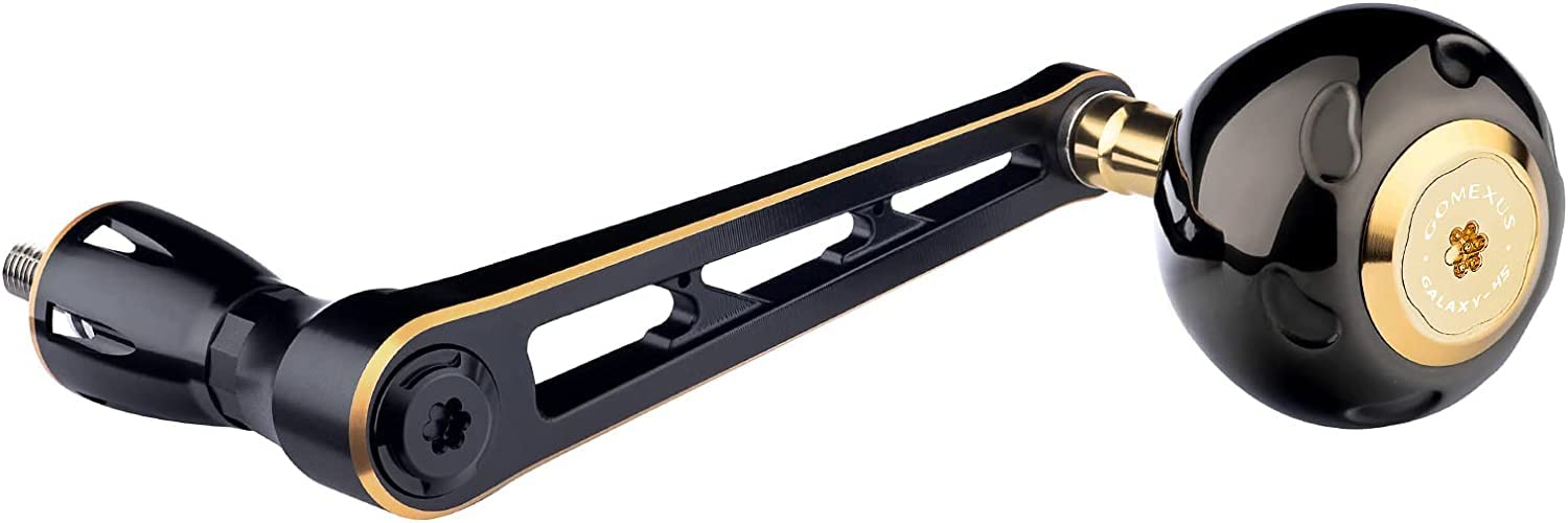 

Gomexus Stella SW Специальная рукоятка для Saltiga Сверхдлинная 100 мм силовая рукоятка с титановым кнобом Shimano SW, [Морской джиггинг] (Синий Золотой-S,