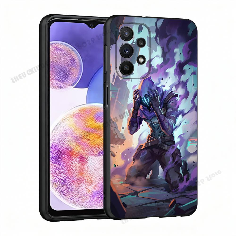 Game V-Valorant Phone Case For Samsung A21 31 51 53 71 20 22 30 32 42 50 01 02 10 11 4G 5G Cover