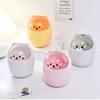 Flip Lid Wastebasket with Lid Waterproof Small Garbage Can  Workers in the workplace