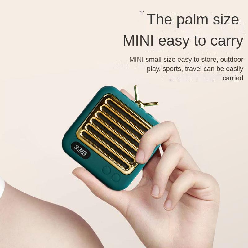 Retro Bluetooth Speaker, Small Speaker, Mini Subwoofer, High Sound Quality, Loud Volume, Portable Audio