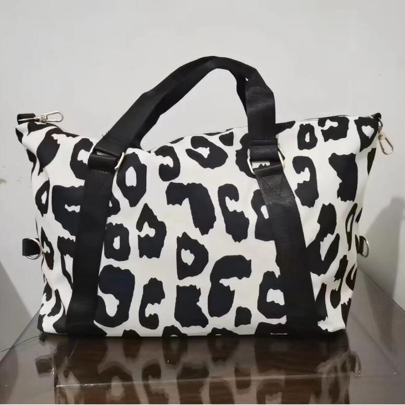 Leopard Print Wet/Dry Swim & Gym Bag for Women