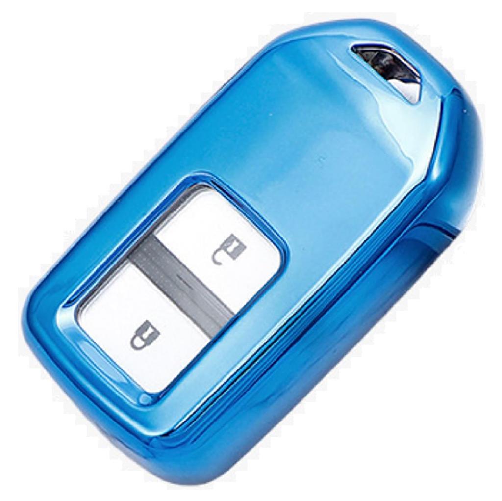 [VERISSY] Smart Key Case Fit Freed Step Wagon HONDA Honda Smart Key Cover Odyssey Vezel S660 Jade, blue