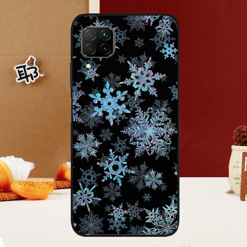 Snow Snowflake Winter For Huawei Nova Y91 Y90 Y61 Y60 Y70 5T Nova 9 10 SE 11 3i 7i 8i P20 P40 Lite P30 Pro Case