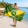 John Deere Aangepaste Naam Tekst Strandlaken, Zacht Absorberend Handdoek Strand Zwembad Reizen Persoonlijk Cadeau