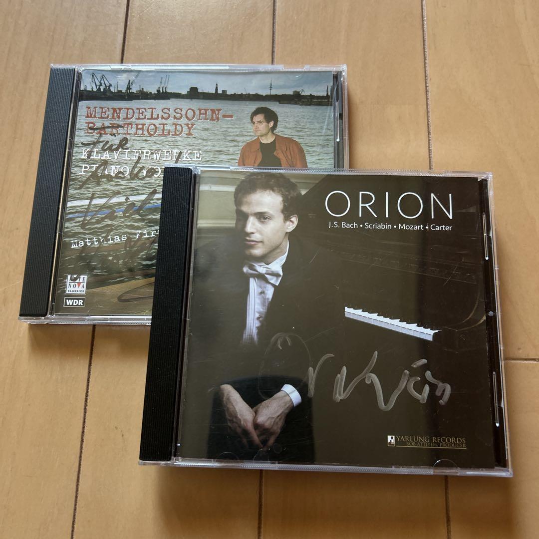 

[USED] Set of two autographed CDs by Orion Wes and Matthias Kirschnereit