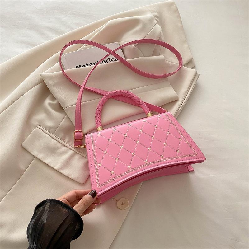 

Популярная сумка с бриллиантами 2025 года, новая сумка через плечо розовый