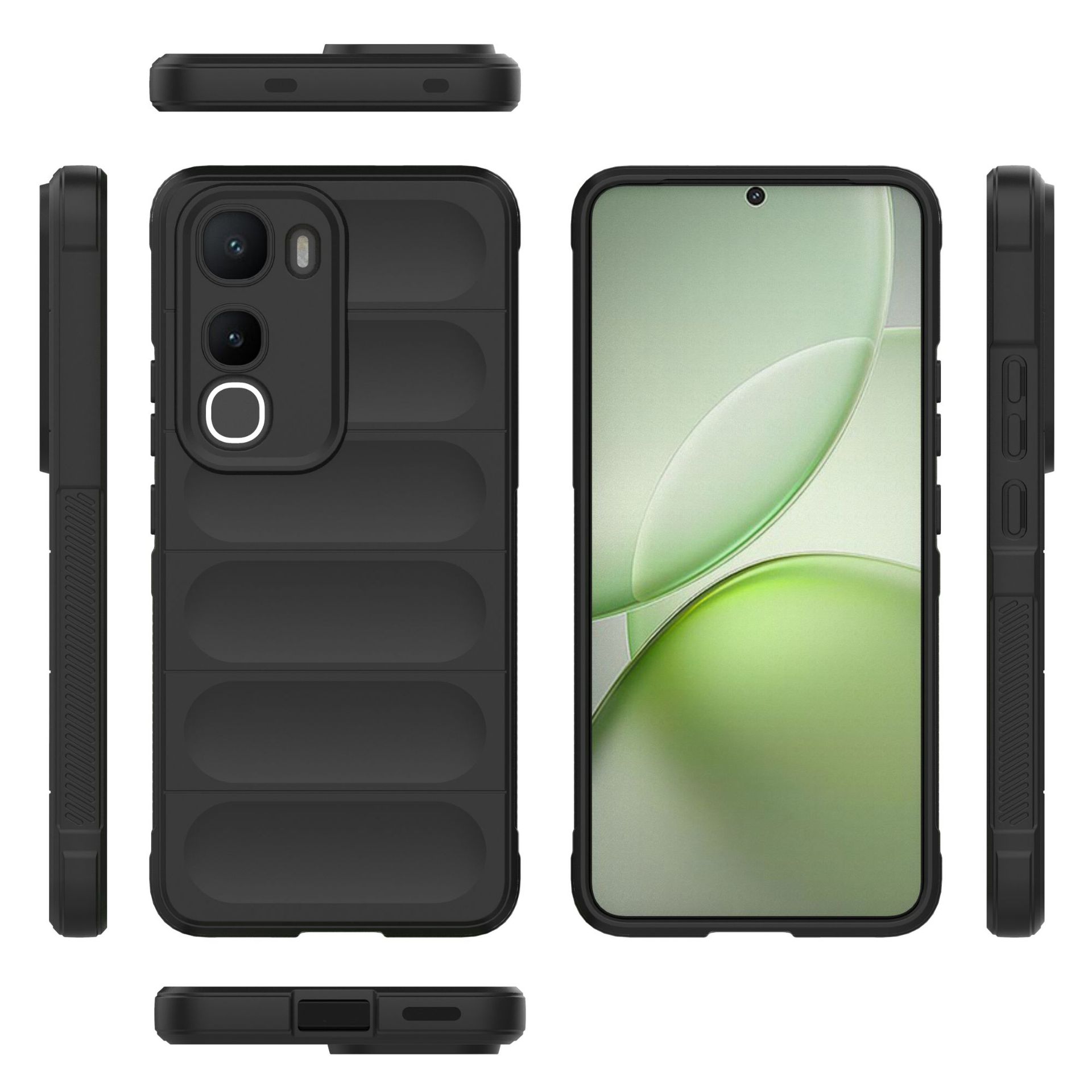

Vivo Y400 Phone Case,Soft TPU Shockproof Phone Cover for Vivo Y400 чёрный