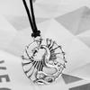 Alloy Flying Dragon Pendant Necklace: Retro European & American Jewelry