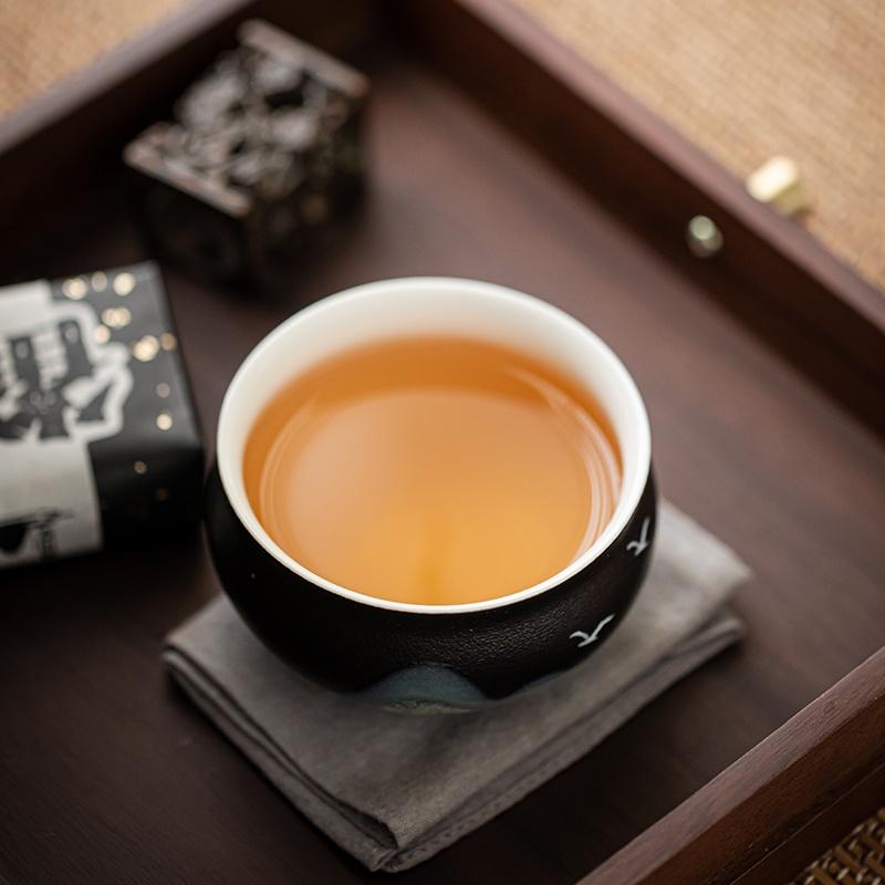 140ml Japanese Style Ceramic Tea Cup Landscape Kung Fu Tea Set