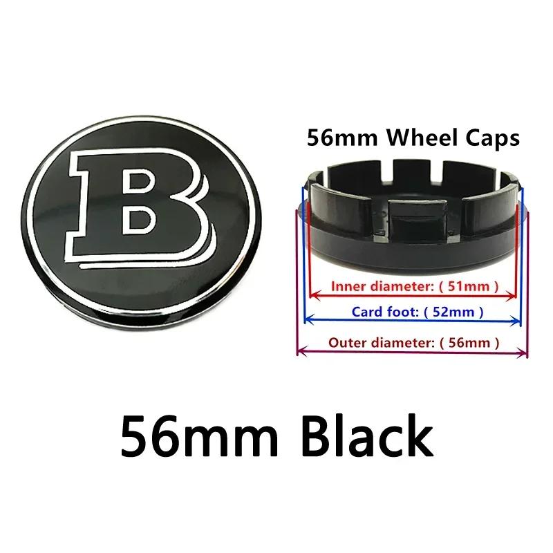 4ks 56mm 60mm 68mm 75mm 3Pin Pro Mercedes Benz Auto Krytky Středů Kolek Disků Krytky Nábojů Znak W202 W220 W213 W210 W164 E200 E260 E300