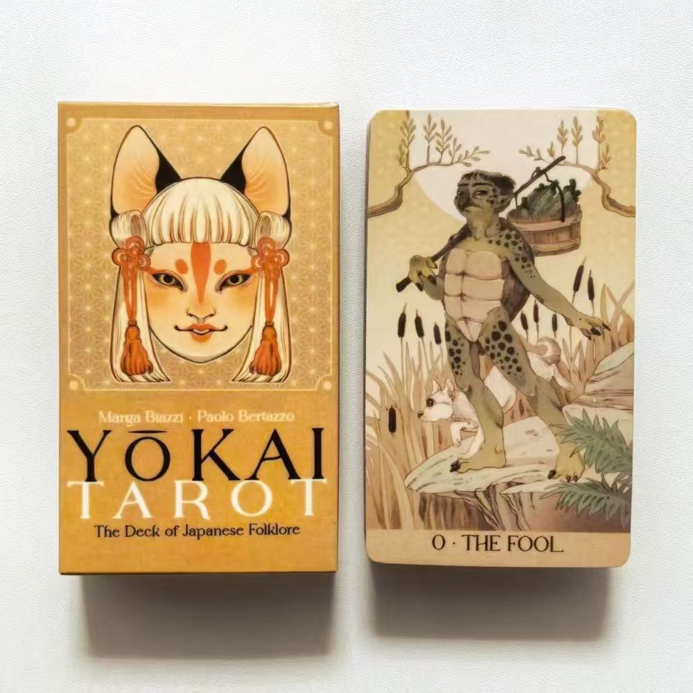 10.3*6cm Yokai Tarot Deck 78 Pcs Cards Rooted in Japanese Folklore