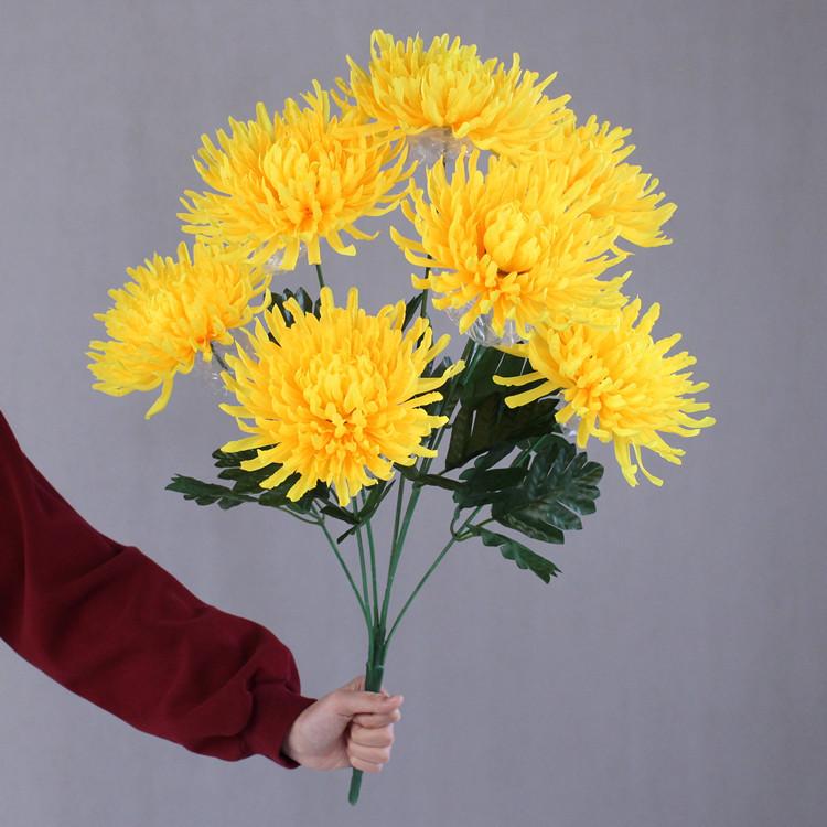 Immortal flower marigold, simulated flower, chrysanthemum sacrifice, 7 simulated marigold flowers, fake flowers, dragon claw chrysanthemums