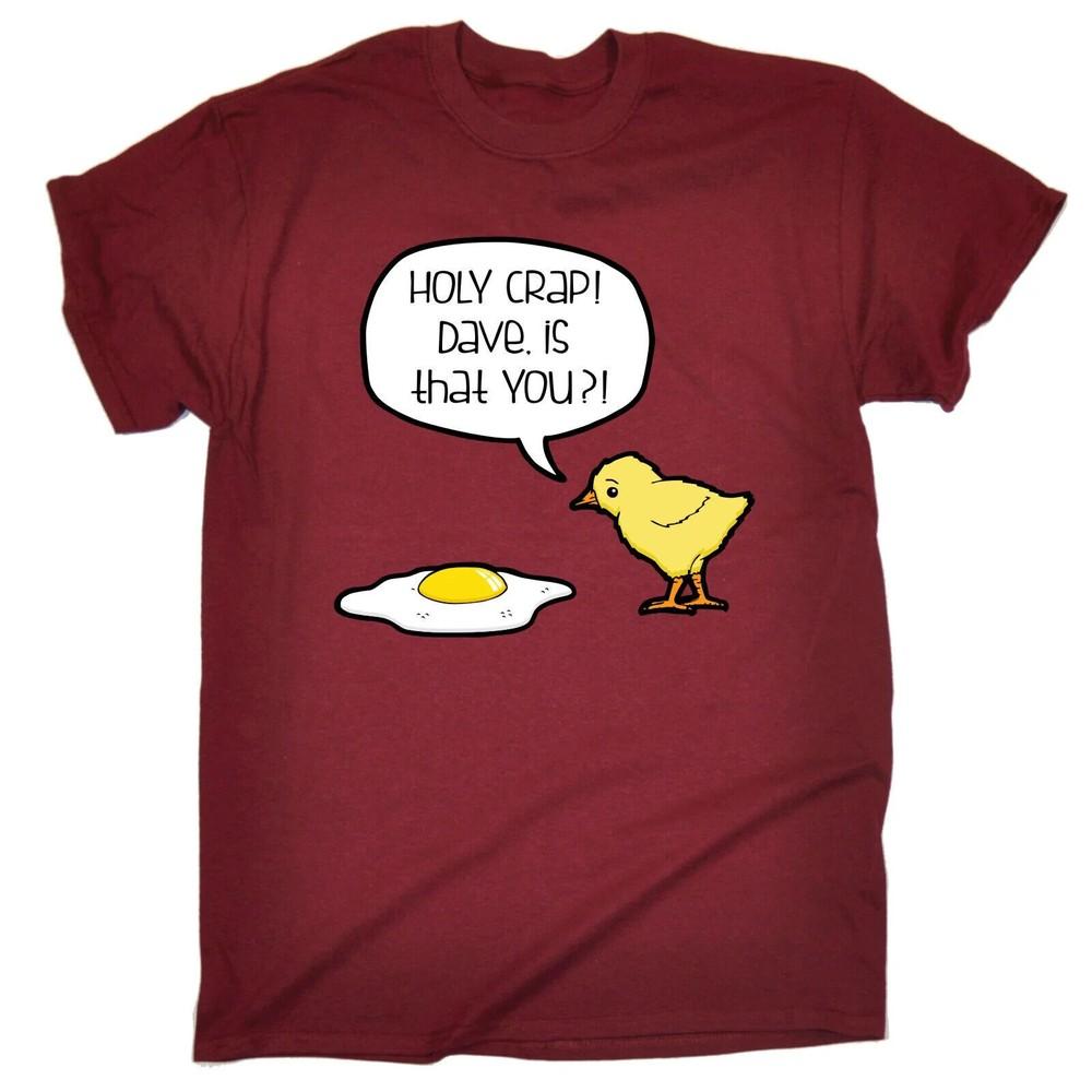 New holy crap dave is that you tshirt chicken tee top gifts christmas funny gif 2XL
