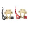 2PCS Car Battery Terminal 4 Way Positive Negative Copper Quick Release Terminal Clip for SAE JIS Type A Posts