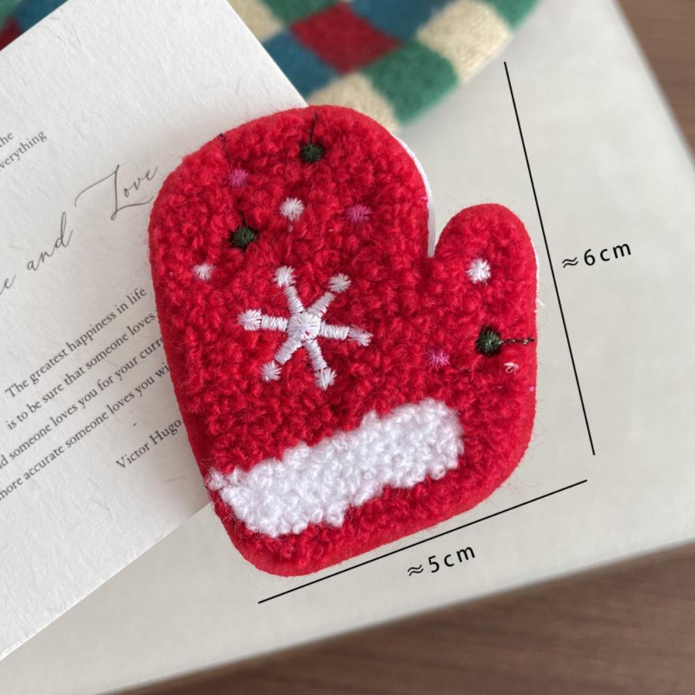 Kreativní vánoční sponka do vlasů s ledním medvědem, sněhulákem, punčochou, plyšové vánoční sponky, sob, sněhová vločka, Santa Claus, vánoční sponka do vlasů