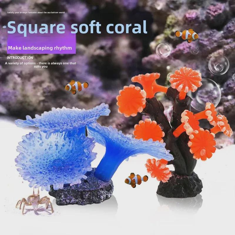 „Künstliche Korallenriff-Dekoration für Aquarien – Weichkorallenbaum für Fischbecken, Unterwasserlandschaften und Fisch-/Garnelenverstecke“