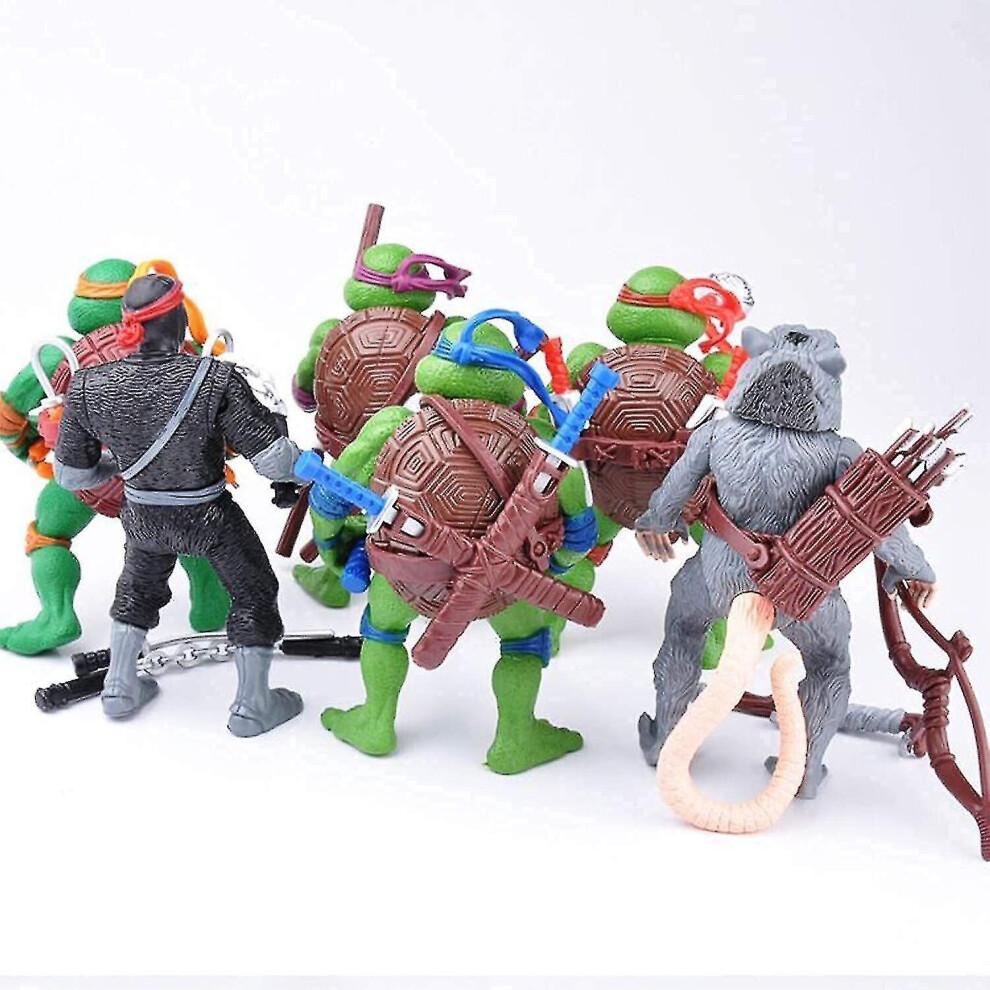 6 pezzi/sacchetto Adorabili Tartarughe da 12 cm Action Figure Cartone Animato Tartarughe Ninja Giocattoli Per Bambini Figura Anime Bambola Regali di Compleanno