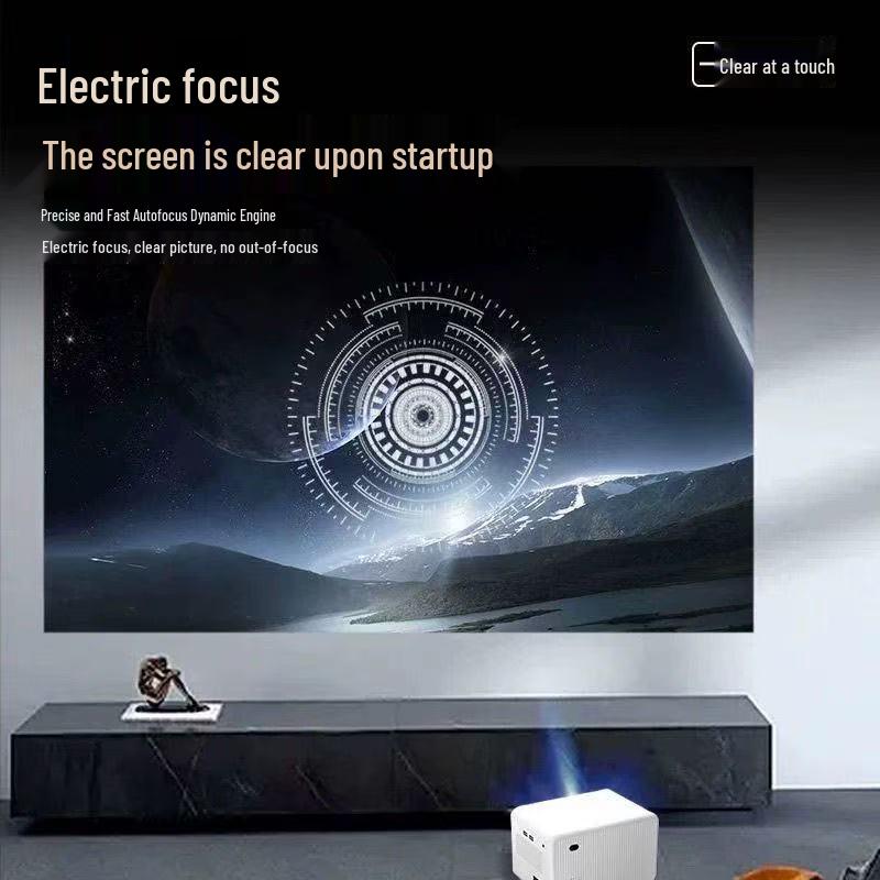 P2 Ultra HD Portable Home Theater Projector for Bedroom and Dormitory Use