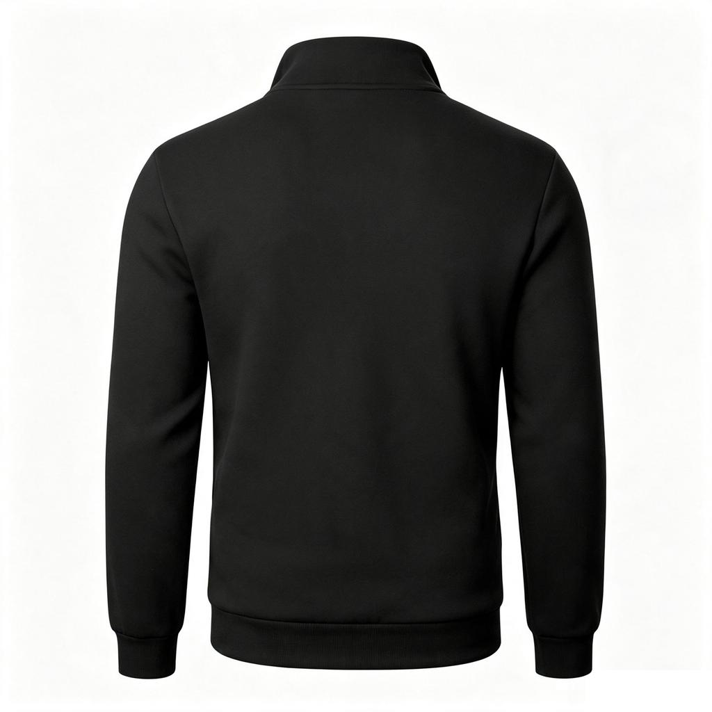 Herren Halb-Zip Rollkragen Sweatshirt Langarm Pullover für Lässige Tägliche Kleidung