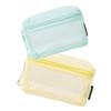 Casual Storage Pouch Hand-held With Zipper Cosmetic Bag Multipurpose Mesh Mesh Pouch Travel