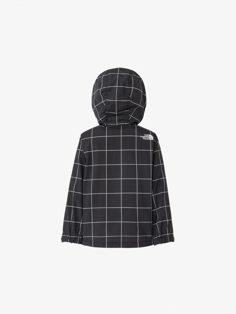 The North Face T Novelty Compact Windowpane Size 120 Jacket, Gray,