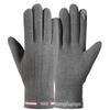 Warm Gloves New Rabbit Velvet Bow Outdoor Cycling Versatile Windproof and Cold Autumn and Winter Gloves
