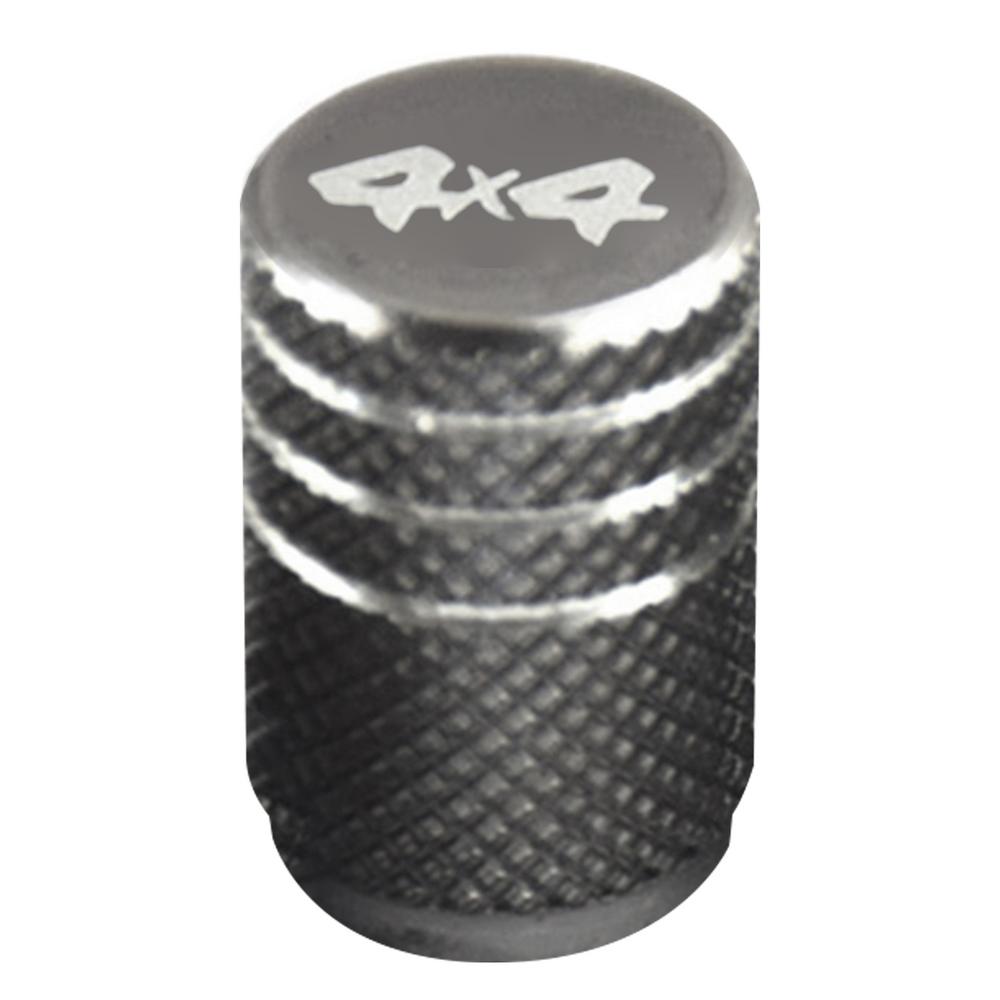 Aluminum Alloy Valve Stem Tire Valve Cap Laser Car Logo Unique Car Tire Decoration Screw-on Small Accessories