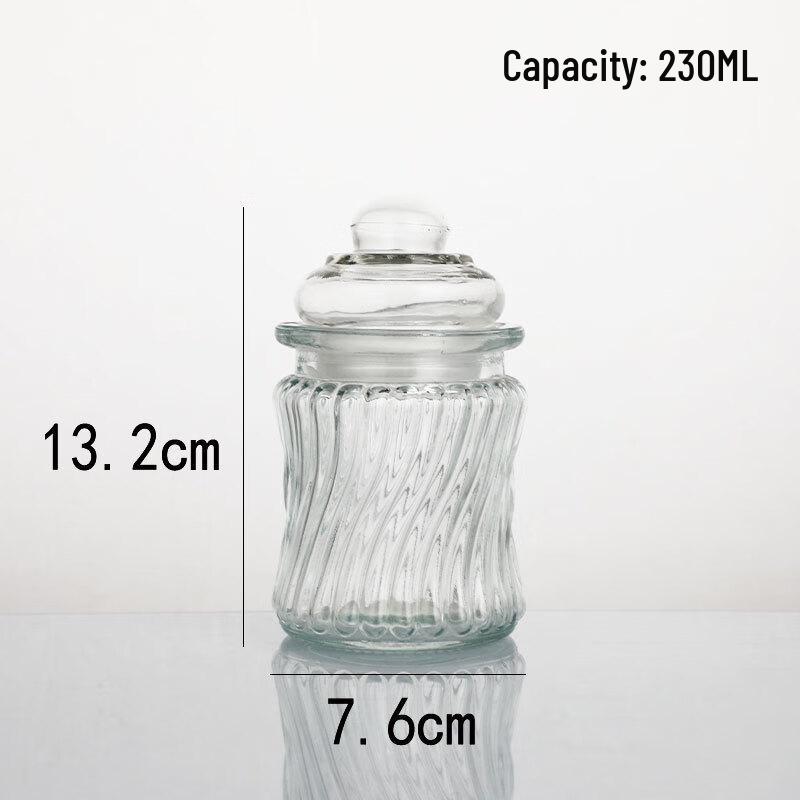 ZISIZ Glass Food Storage Jar