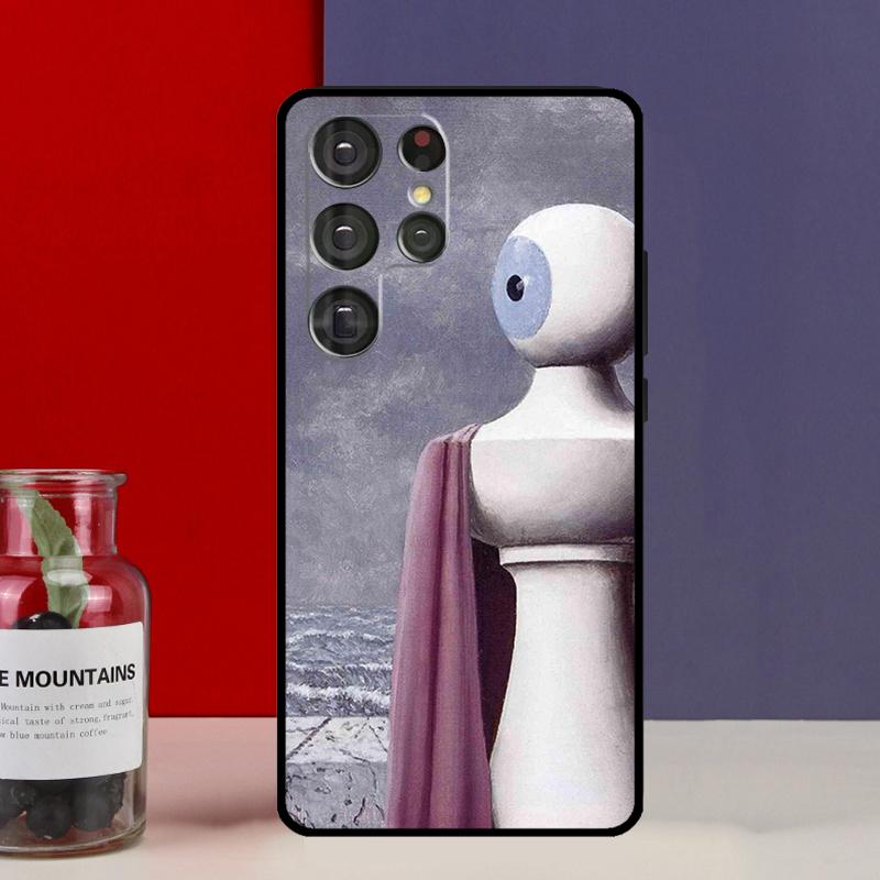 Rene Magritte Funda Case For Samsung Galaxy S25 Ultra S9 S10 S20 FE S21 S22 S23 Plus S24 Ultra Phone Cover