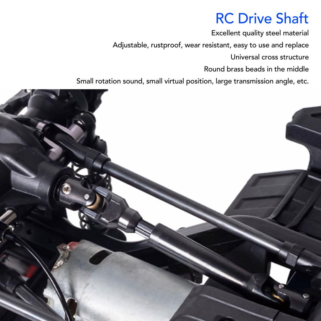 RC Drive Shaft Joint Spline Steel for 1Celsius10 Remote Control Climbing Car