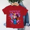 Baby Girl Clothes Kpop Demon Hunters Huntrix T Shirt  Summer Short Sleeve Boys Tee Tops Funny Fans Gift Harajuku Kids T-shirts