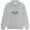 Sweatshirts Men's Mixed Color Gray Lapel Moderate 3AMTB3354-09MGS