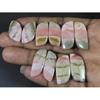 112Cts. Natural Pink Opal  Matched Pair Fancy Cabochon Gemstone 5Pair Lot C-1393