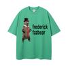 Frederick Fazbear The Fancy Bear Fnaf T Shirts Men Women Funny Meme Graphic Print T Shirt Male Vintage Gothic Humor Tops Tshirt