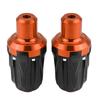 1 Pair of 10mm Motorcycle Exhaust Frame Sliders Anti Crash Pad Falling Protector Orange