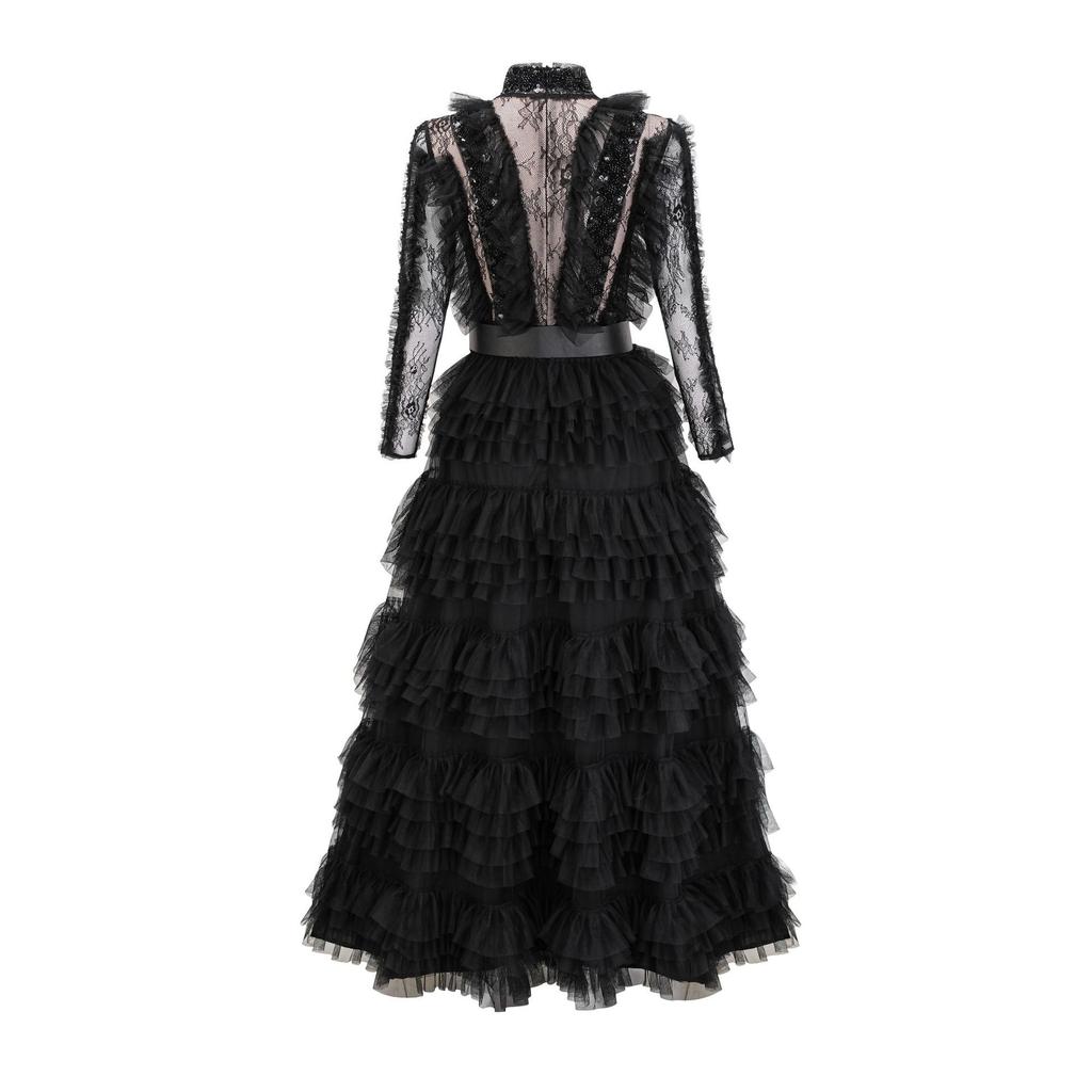 Kleider Bankett Damen Temperament Abendkleider Nische High-End Temperament Moderatorenkleider