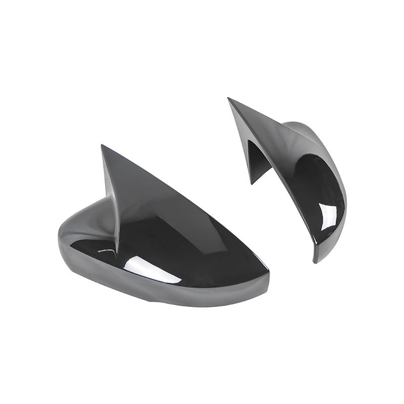 Capace de acoperire pentru oglindă retrovizoare laterală pentru mașină, ornamente pentru carcasă, stil corn de boi pentru Volkswagen VW Polo MK5 6R 6C 2009-2017 Accesorii