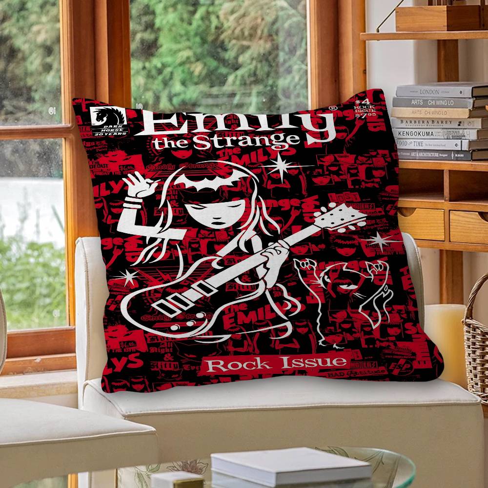 Comics E-Emily The S-Strange Pillow Cover Design Cushion Cover Decor Holiday Decorati