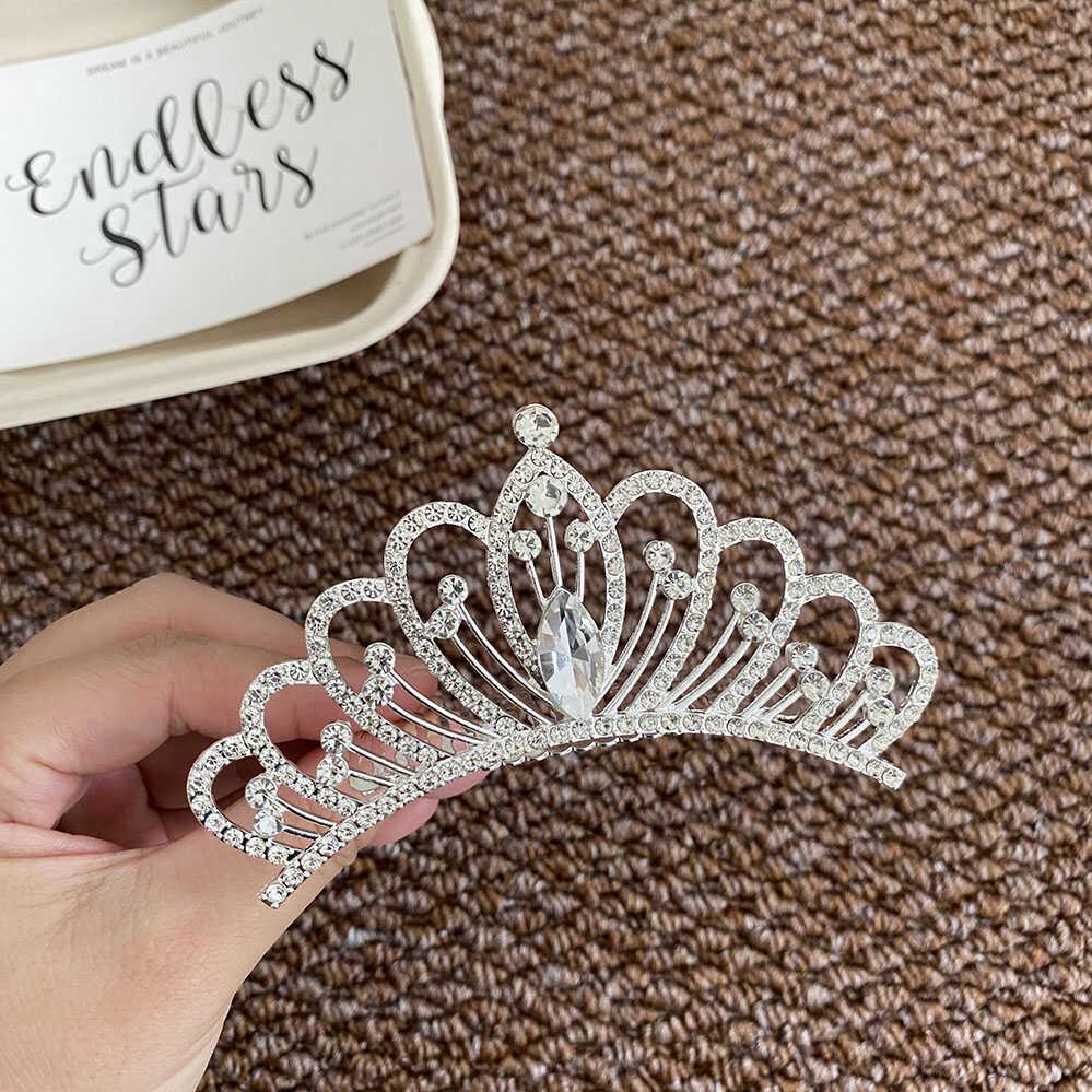 Elegant Princess Birthday Crown Hair Accessories for Girls
