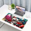 Harley Quinn Joker Print Mouse Pad, Anti‑Slip Desktop keyboard Mat, for PC Laptop Gaming Working Daily Use, Cool Festival Surprise Gift
