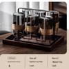 Handun Heat-Resistant Glass Cup Set with Tray and Kettle