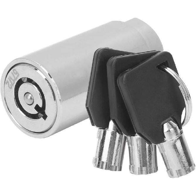 Universal Vending Machine Key Vending Machine Keys,Zinc Alloy Single Opening Key Vending Machine Lock Cylinder with 3Pcs Keys for Automatic Selling