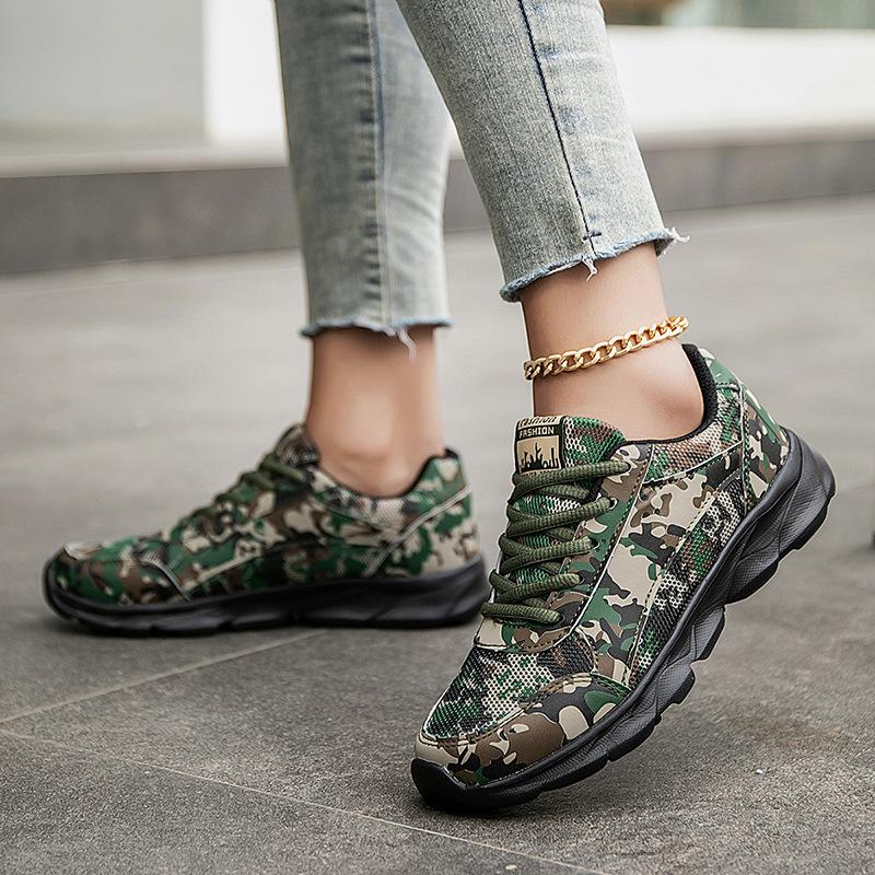 Mode Sneaker Damen Frühling Herbst Mode Damen Mesh Schnürer Atmungsaktiv Bequem Flache Schuhe Plateau Zapatos De Mujer 36-42