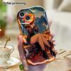 Phone Case: 2D Flat Design, Suitable for iPhone 18, 17, 16, 15, 14, 13, 12 Pro Protection, Phone Decoration, Pumpkin Head Girl, Halloween and Christma